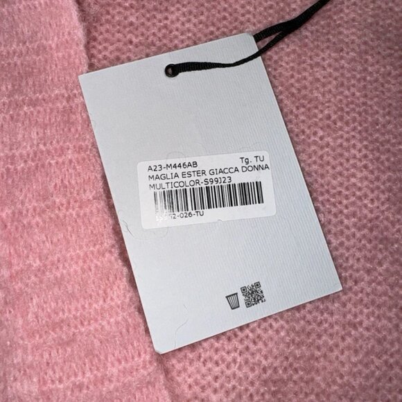 Joleen Women's Cardigan Sweater Sweater Long Sleeve Open Front Cardigan V-N Pink - Picture 3 of 5